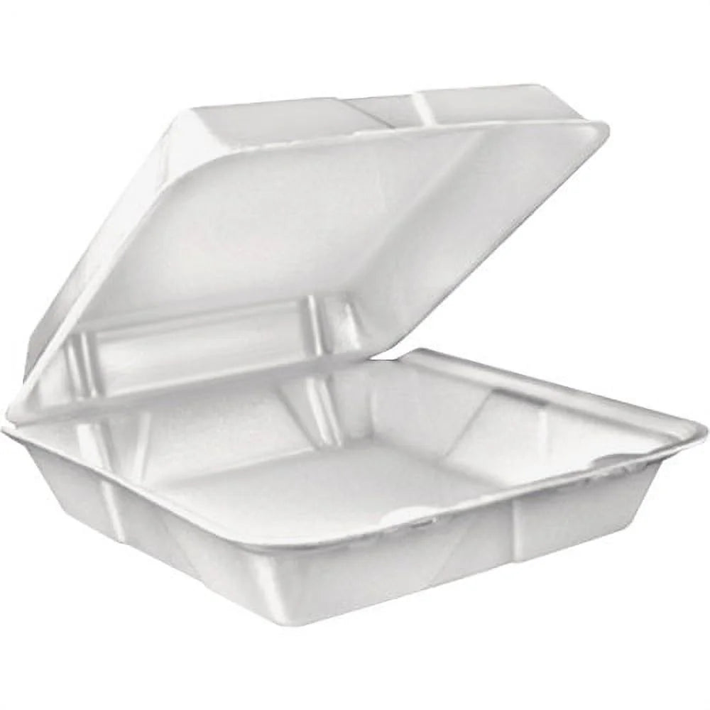 Styrofoam Hinged Trays